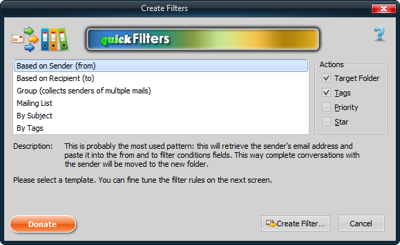Headerbild QuickFolders Thunderbird Tool
